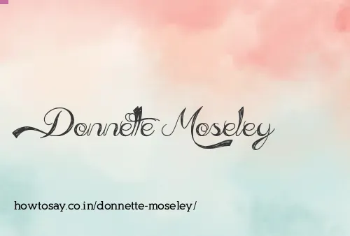 Donnette Moseley