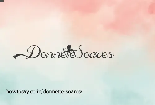 Donnette Soares