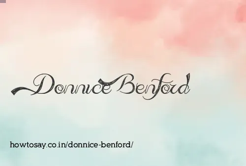 Donnice Benford