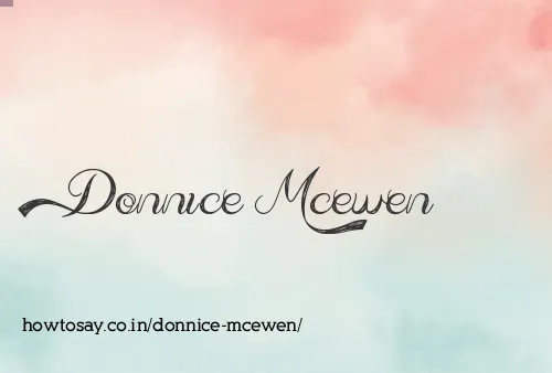 Donnice Mcewen