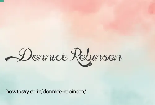 Donnice Robinson