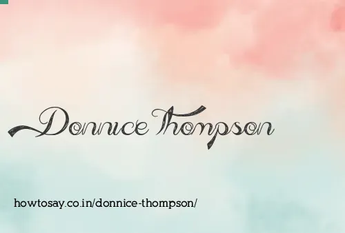 Donnice Thompson