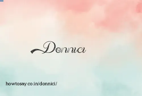 Donnici