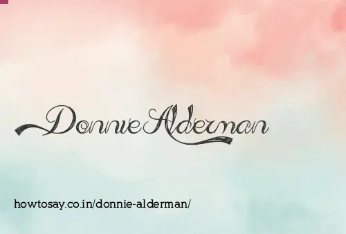 Donnie Alderman