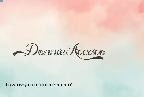Donnie Arcaro