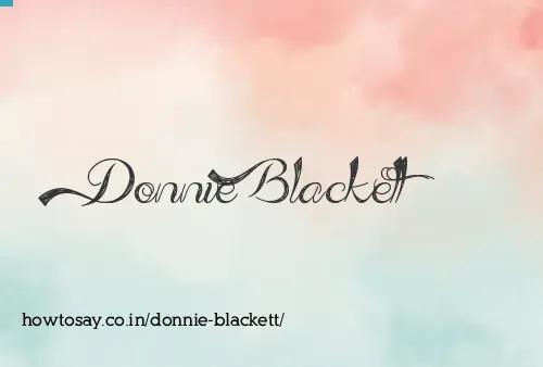 Donnie Blackett