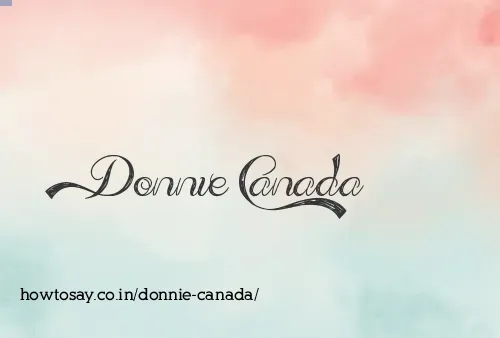 Donnie Canada