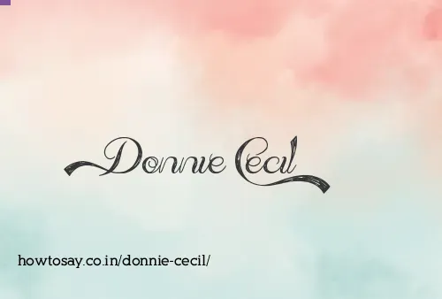 Donnie Cecil