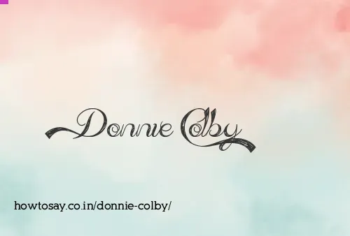 Donnie Colby