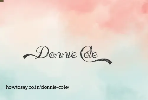 Donnie Cole