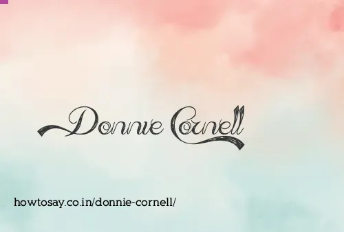 Donnie Cornell