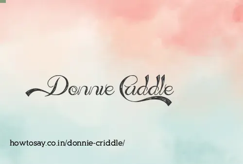 Donnie Criddle