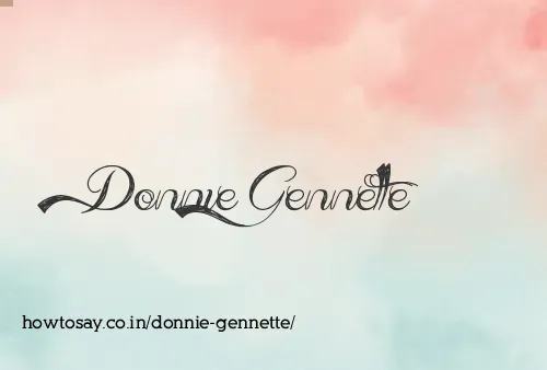 Donnie Gennette