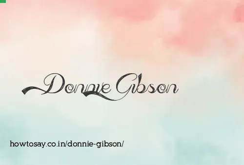 Donnie Gibson