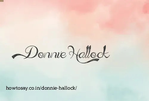Donnie Hallock