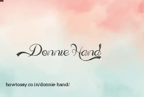 Donnie Hand