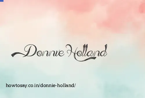 Donnie Holland