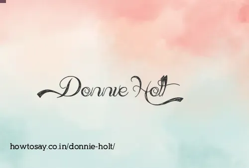 Donnie Holt