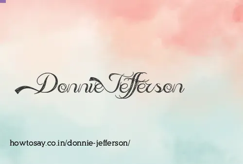 Donnie Jefferson
