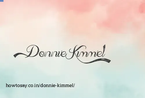 Donnie Kimmel