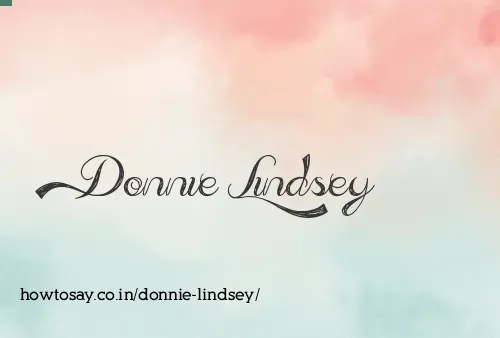 Donnie Lindsey