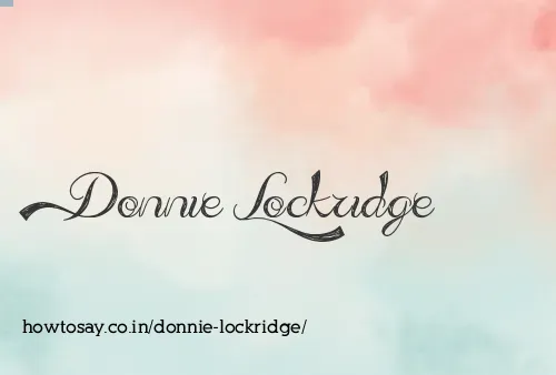 Donnie Lockridge