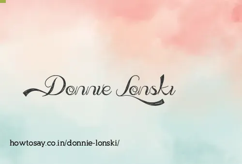 Donnie Lonski