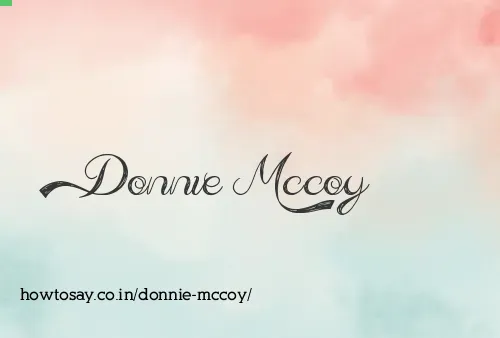 Donnie Mccoy