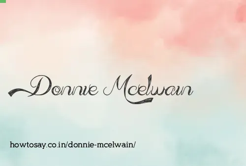 Donnie Mcelwain