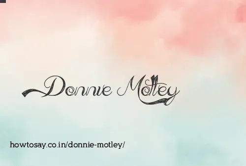Donnie Motley