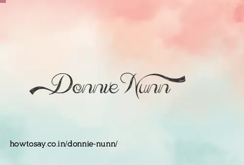 Donnie Nunn