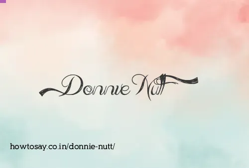 Donnie Nutt