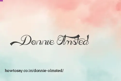 Donnie Olmsted