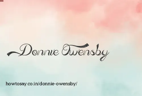 Donnie Owensby