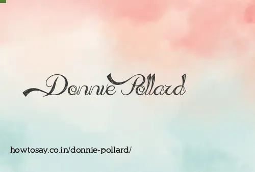Donnie Pollard