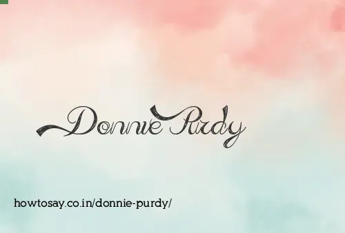 Donnie Purdy