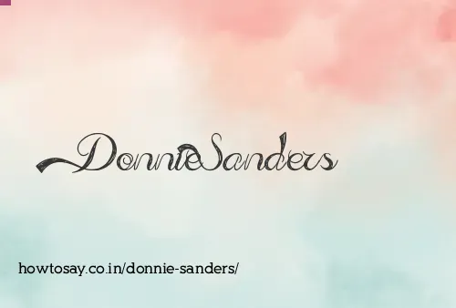 Donnie Sanders