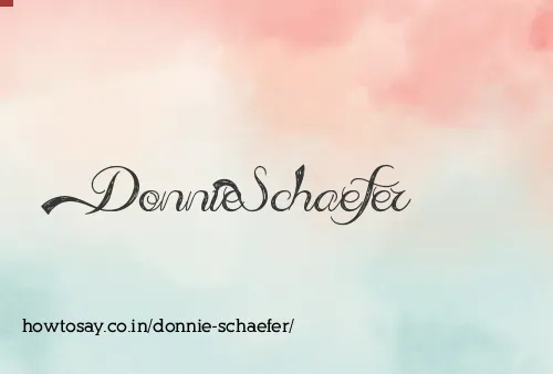 Donnie Schaefer