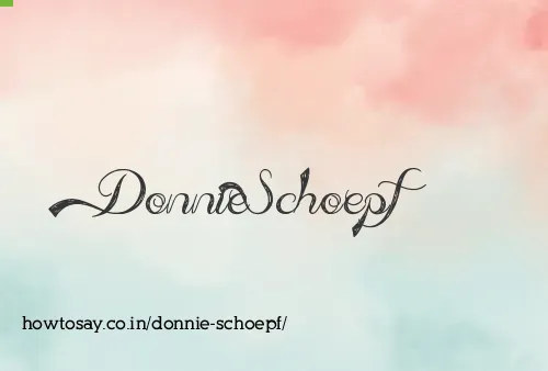 Donnie Schoepf