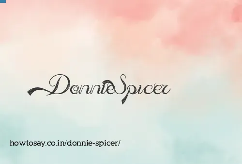 Donnie Spicer