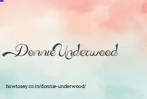 Donnie Underwood