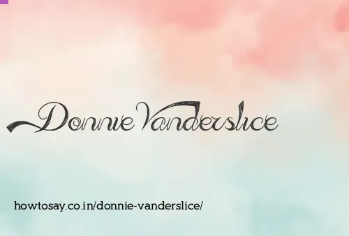 Donnie Vanderslice