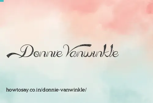 Donnie Vanwinkle