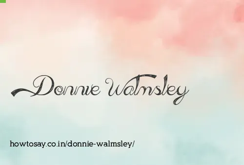 Donnie Walmsley