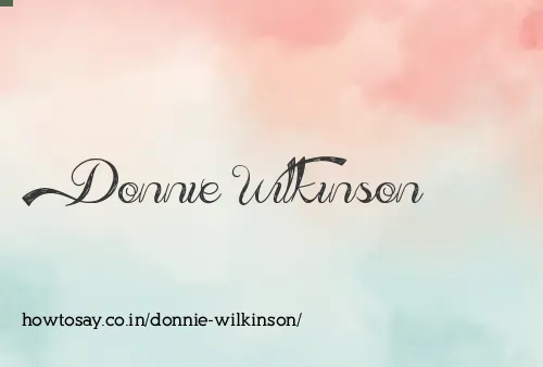 Donnie Wilkinson