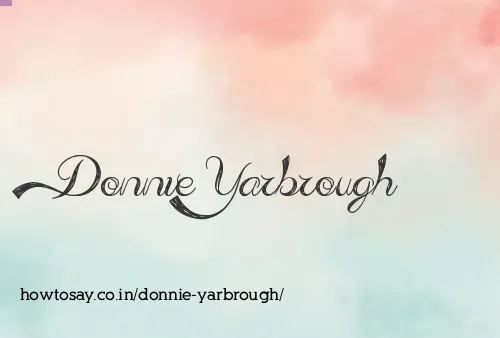 Donnie Yarbrough