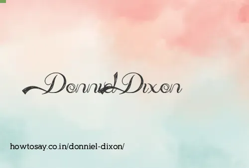 Donniel Dixon