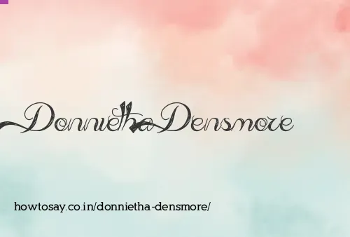 Donnietha Densmore