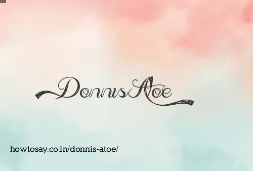 Donnis Atoe