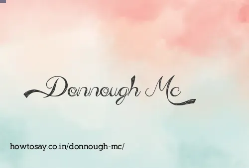 Donnough Mc